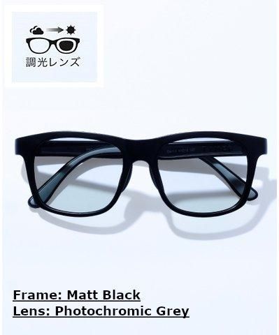 TYMER タイマー 調光 レンズ サングラス HARDY メガネ 眼鏡 TYMER (タイマー) | HARDY 調光 [Matt Black / Photochromic