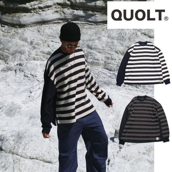 【quolt】 HALF-BORD KNIT - timeslice