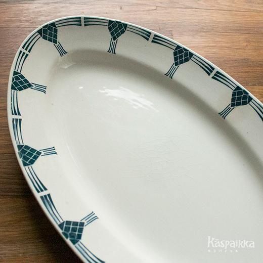 オールドアラビア アルネ 松ぼっくり オーバルプレート 大判