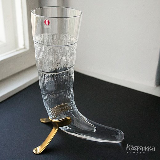 Iittala ハラルド Harald 角型 ビアグラス フラワーベース ガラス ...