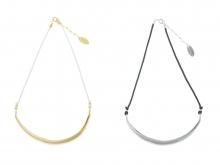 Horned moon necklace