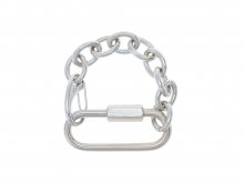 Carabiner chain bracelet