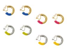 Colorful ring earring