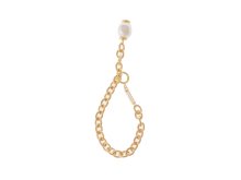 <23AW-Holiday->Oval pearl chain bracelet