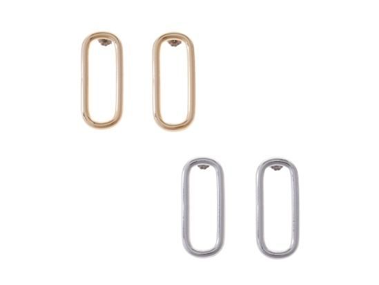 シーズマーラ Plain rectangular back pierce 予約販売【 Sea'ds Mara 】Plain rectangular back pierce [24A1