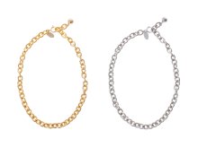 <24 pre spring>  Oval chain necklace