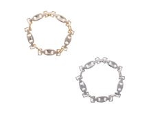 <24 pre spring>  Hole chain bracelet