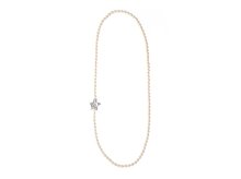 <24AW> Restructure star pearl necklace