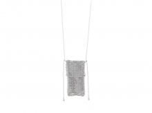 <25SS> Metal mesh lip case necklace