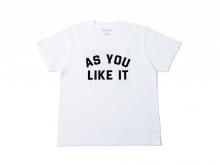 <img class='new_mark_img1' src='https://img.shop-pro.jp/img/new/icons1.gif' style='border:none;display:inline;margin:0px;padding:0px;width:auto;' />AS YOU LIKE ITT-SHIRTWHT 