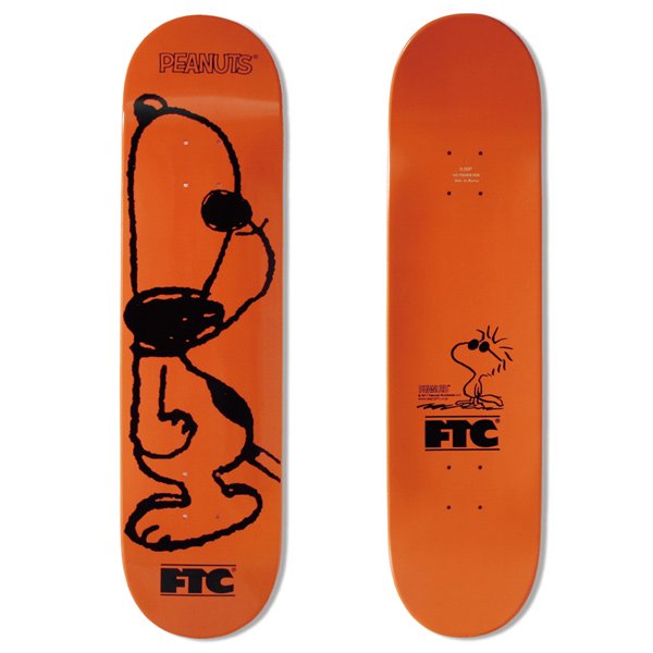 FTC】FTC x PEANUTS JOE COOL DECK - Orange/8inch【デッキ】 - ONE'S