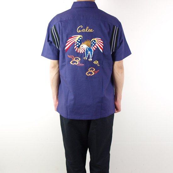 【CALEE】EAGLE EMBROIDERY S/S BOWLING SHIRT【ボーリングシャツ】 - ONE'S FORTE