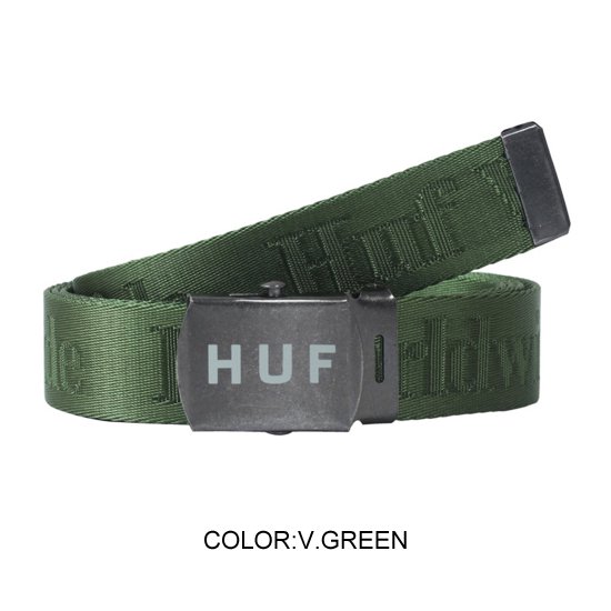 HUF/ハフ】DOMESTIC MILITARY BELT【ガチャベルト】- ONE'S FORTE