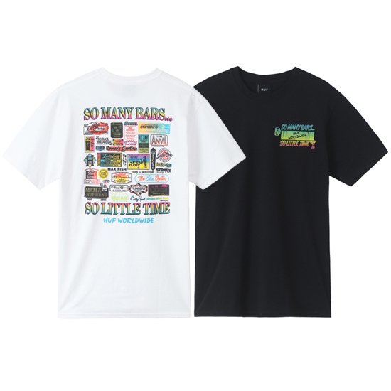 HUF】SO MANY BARS S/S TEE【Tシャツ】- ONE'S FORTE | ONLINE STORE