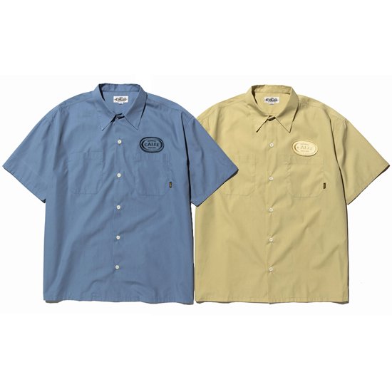 CALEE】T/C BROAD S/S WORK SHIRT【ワークシャツ】 - ONE'S FORTE