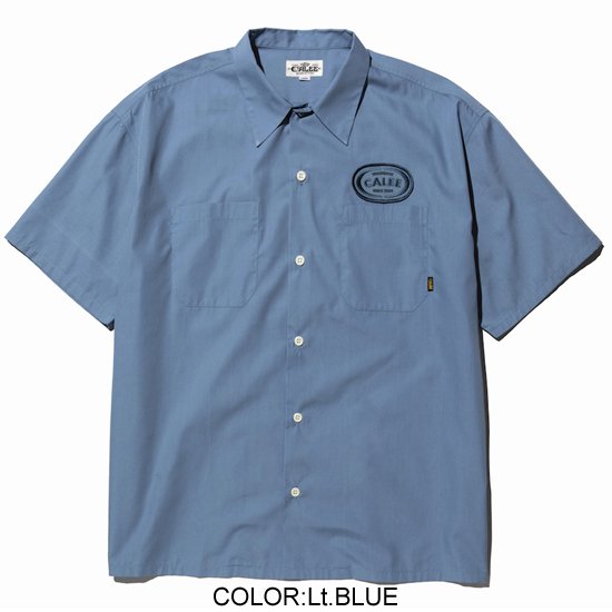 CALEE】T/C BROAD S/S WORK SHIRT【ワークシャツ】 - ONE'S FORTE