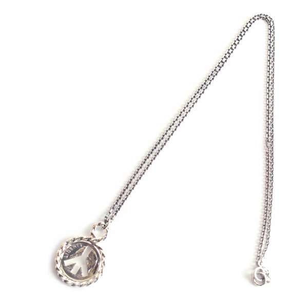 RADIALL TWIST - NECKLACE / SILVER