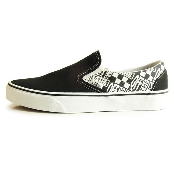 VANS】CLASSIC SLIP-ON OFF THE WALL BLACK/ASPHALT【シューズ