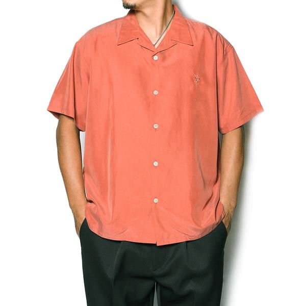 CALEE NO POCKET SMOOTH S/S SHIRT M〜L相当 CALEE】NO POCKET SMOOTH S/S SHIRT【オープンシャツ】 - ONE'S