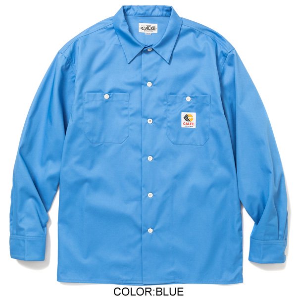 CALEE】T/C TWILL L/S WORK SHIRT【ワークシャツ】 - ONE'S FORTE