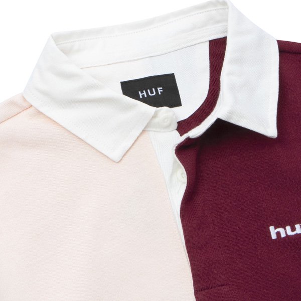 HUF】MICK COLOR BLOCK RUGBY SHIRT【ラガーシャツ】 - ONE'S FORTE