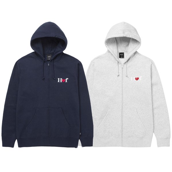 Huf zip up hoodie sale