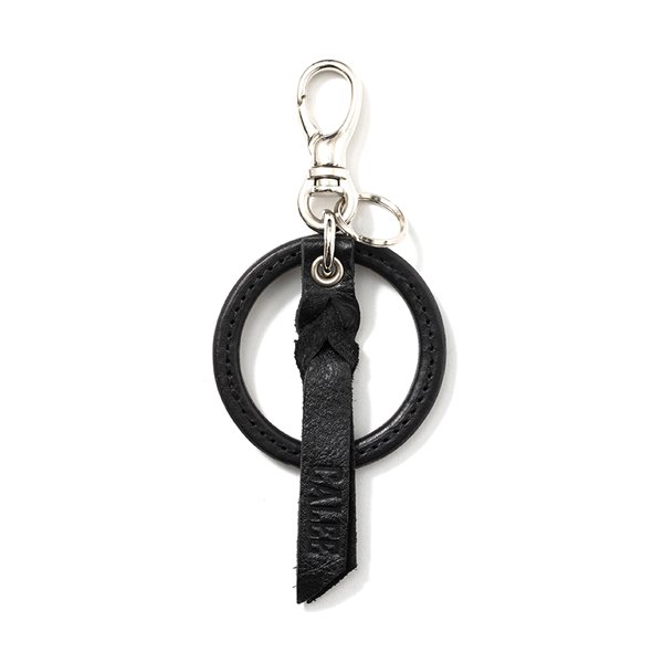 【CALEE 】STUDS & EMBOSSING ASSORT LEATHER KEY RING Type C【キーリング】