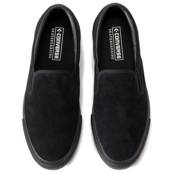 CONVERSE SKATEBORDING】CS SLIP-ON SK BLACK MONOCHROME【シューズ