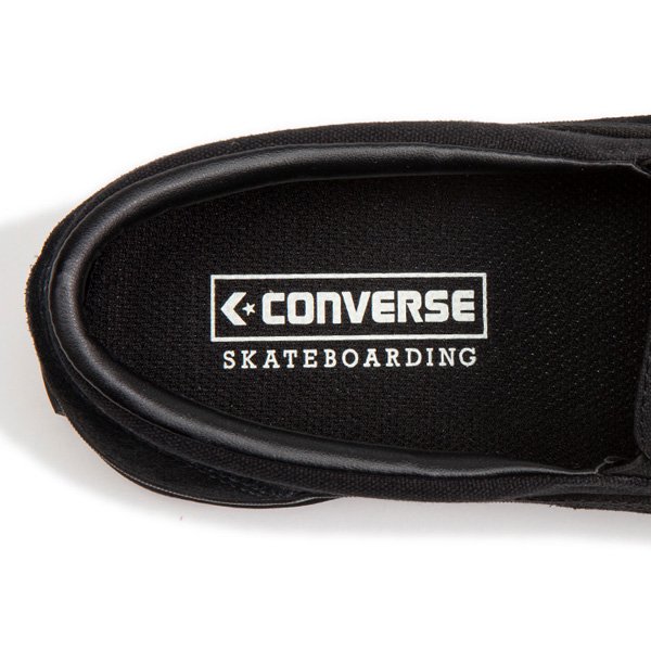 CONVERSE SKATEBORDING】CS SLIP-ON SK BLACK MONOCHROME【シューズ