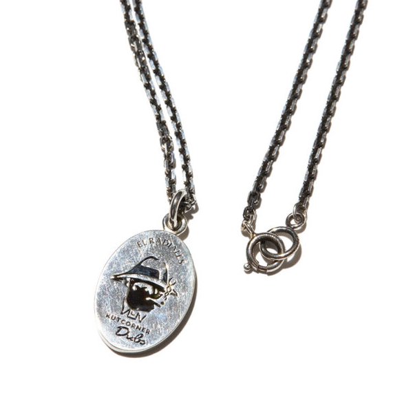 RADIALL MR.EASY - PLATE NECKLACE / SILVER