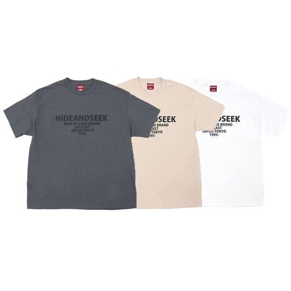 HideandSeek/ハイアンドシーク】LOGO S/S TEE（22SS)【Tシャツ