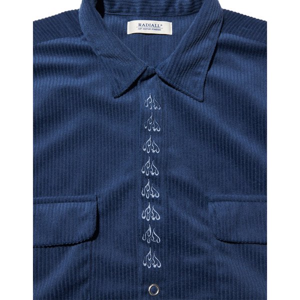 RADIALL WEST COAST - OPEN COLLARED SHIRT S/S