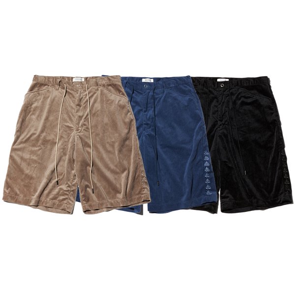 【RADIALL】WEST COAST - WIDE TAPERED FIT SHORTS【コーデュロイショーツ】