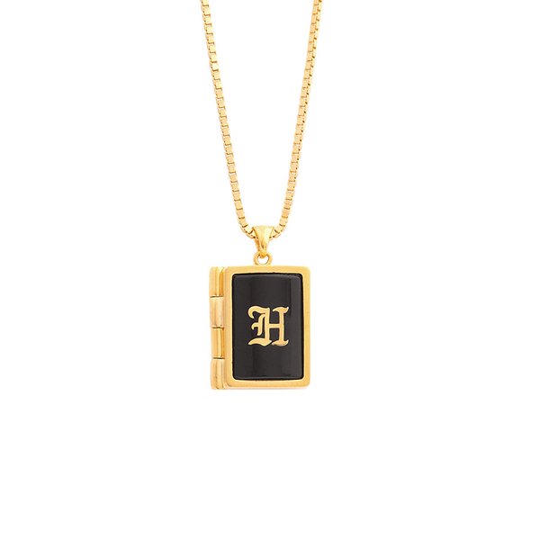 【HUF/ハフ】BLACKLETTER LOCKET GOLD NECKLACE【ネックレス】 - ONE'S FORTE | ONLINE