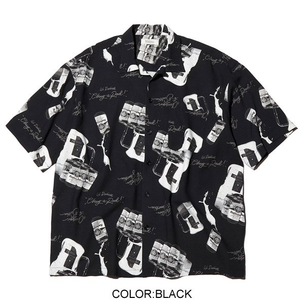 RADIALL CRAGER - OPEN COLLARED SHIRT S/S