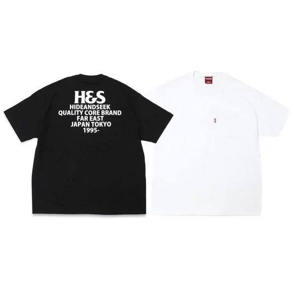 【HideandSeek/ハイアンドシーク】POKET S/S TEE(22ss)【ポケTシャツ】
