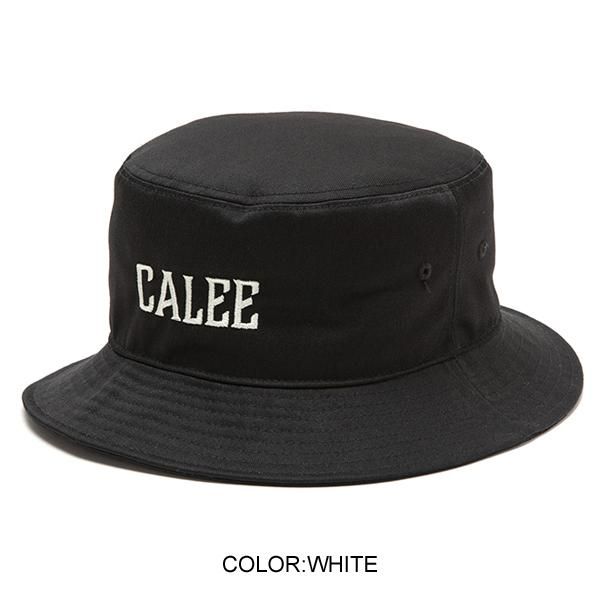 CALEE】TWILL CALEE LOGO BUCKET HAT【バケットハット】 - ONE'S FORTE 