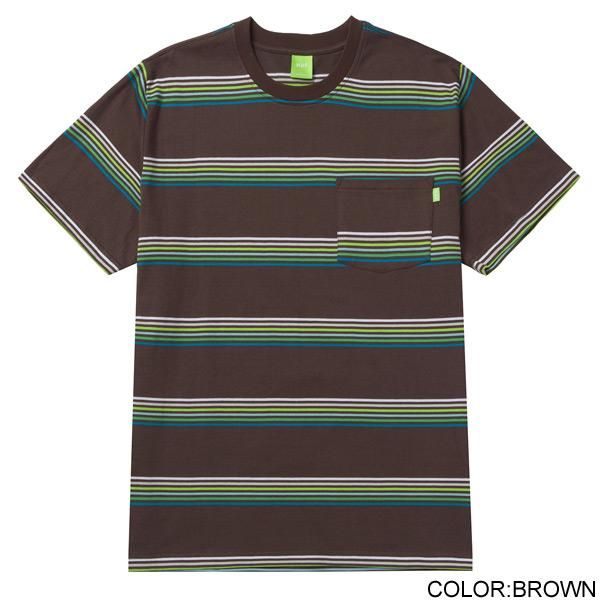 【HUF】BOLINAS STRIPE POCKET TEE【ボーダーポケットTシャツ】- ONE'S FORTE | ONLINE STORE