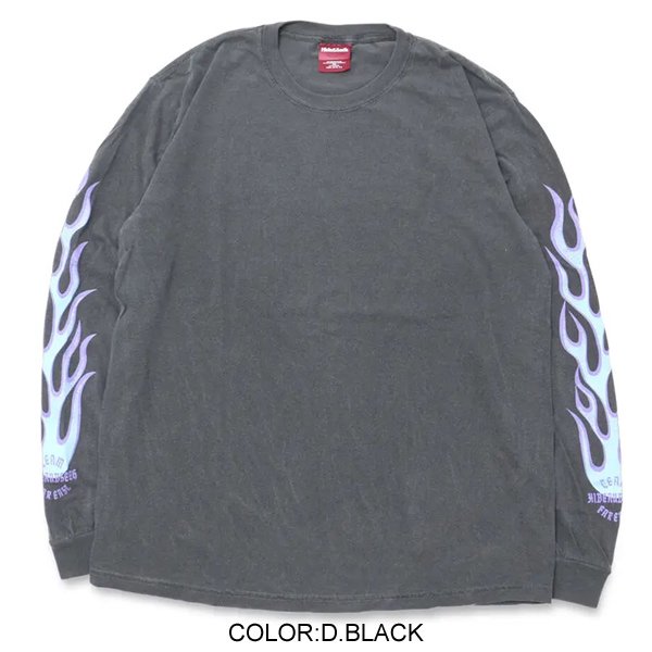 HideandSeek / ハイアンドシーク】FLAME L/S TEE【ロングスリーブT