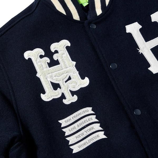 HUF 20 YEAR CLASSIC H VARSITY JACKET - スタジャン