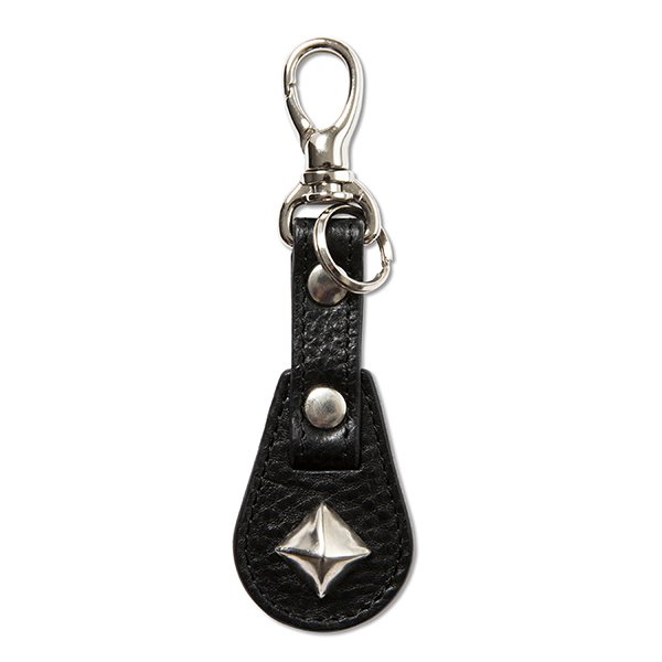 【CALEE 】STUDS & EMBOSSING ASSORT LEATHER KEY RING Type B【キーリング】