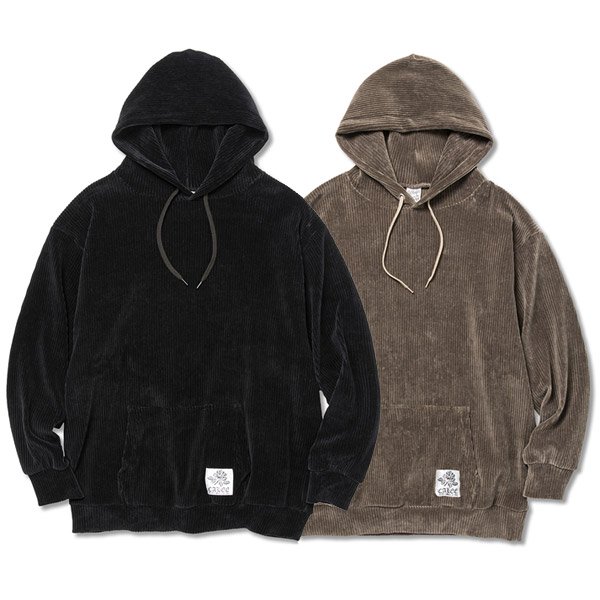 CALEE/キャリー】COTTON PILE JERSEY PULLOVER HOODIE【パーカー