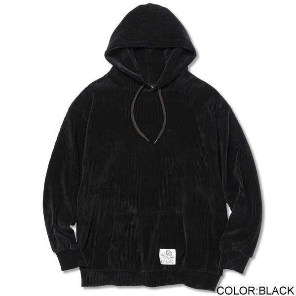 CALEE/キャリー】COTTON PILE JERSEY PULLOVER HOODIE【パーカー