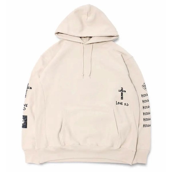 HideandSeek / ハイアンドシーク】LOVE US HOODED SWEAT SHIRT