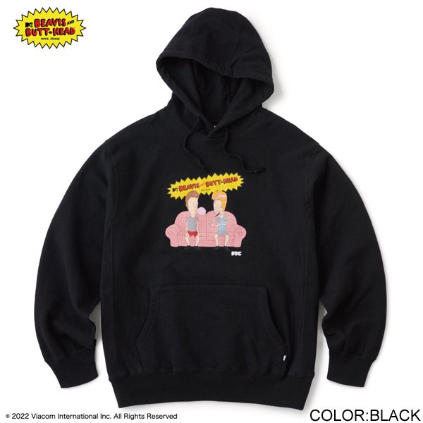 【FTC】FTC x BEAVIS AND BUTT-HEAD / CHEWING GUM PULLOVER HOODY【フードスウェット】