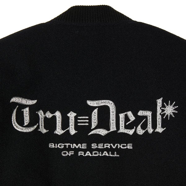 22AW 【美品】 RADIALL ラディアル TRUE DEAL - VERSITY JACKET バー