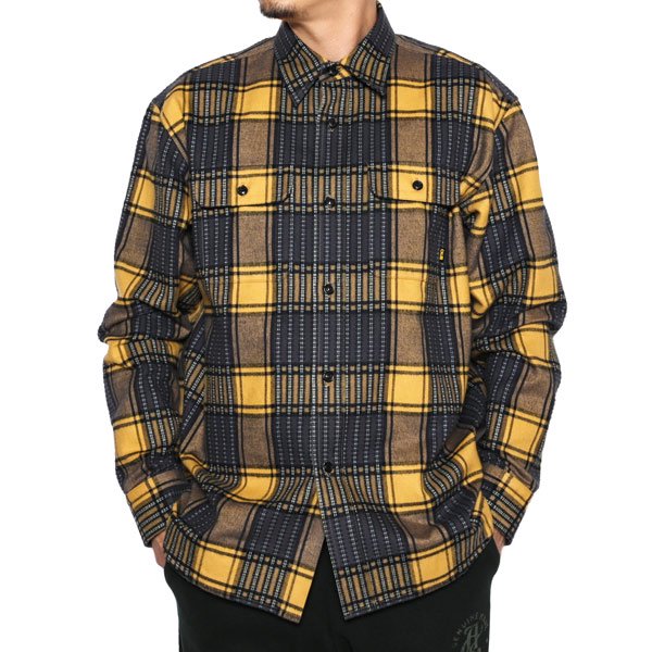 【CALEE】DOBBY CHECK PATTERN L/S SHIRT【シャツ】 - ONE'S FORTE | ONLINE STORE