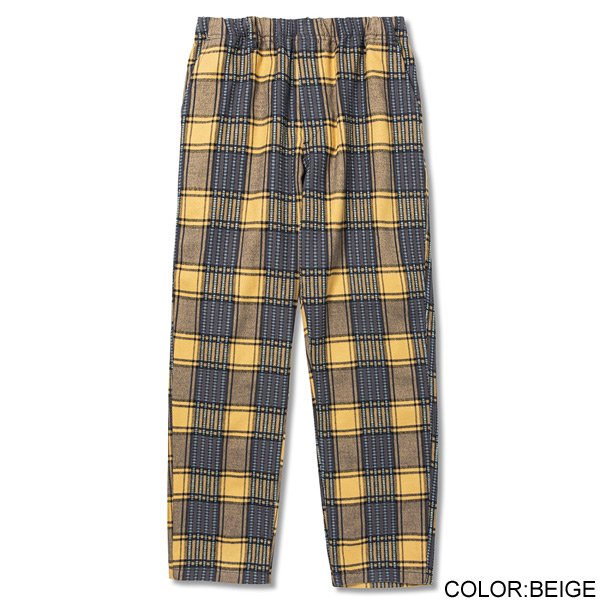 【CALEE】DOBBY CHECK PATTERN EASY TROUSERS【イージートラウザーパンツ】 - ONE'S FORTE |  ONLINE STORE