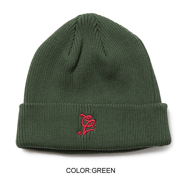 CALEE】CALE LOGO EMBROIDERY COTTON KNIT CAP 【ニット帽】 - ONE'S