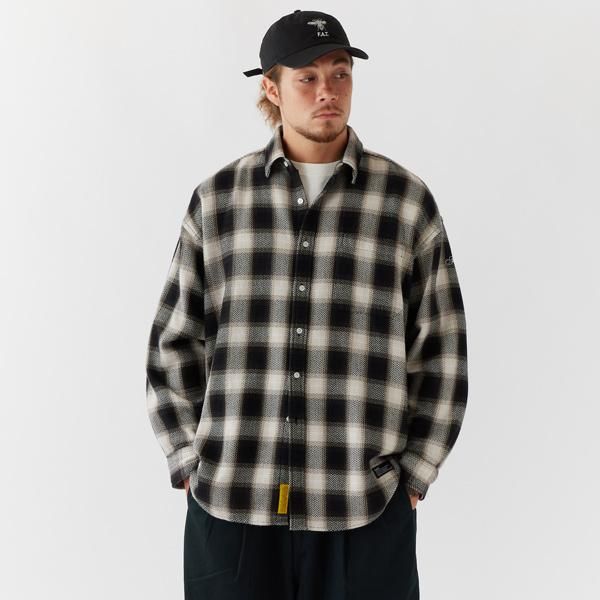 FAT】SHADOWBONE L/S SHIRTS【チェックネルシャツ】 - ONE'S FORTE